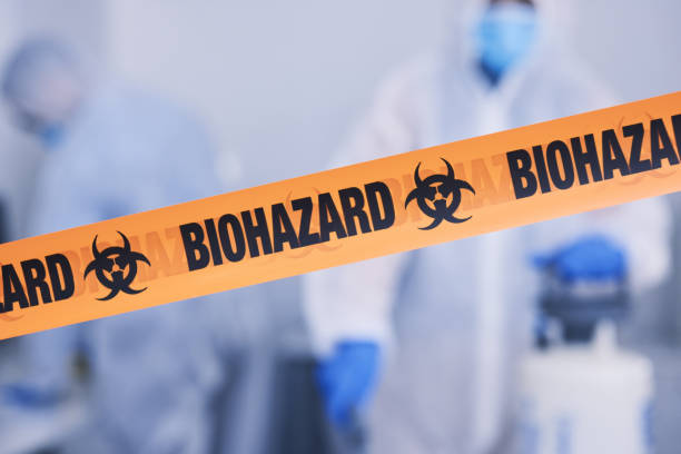 Professional Biohazard Cleanup technician working in Noblesville, IN
